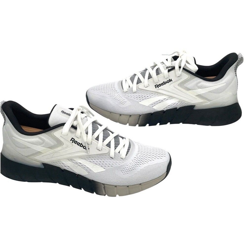 Reebok Flexagon Force 4 Mens Size 13 White Black Training Running Shoes